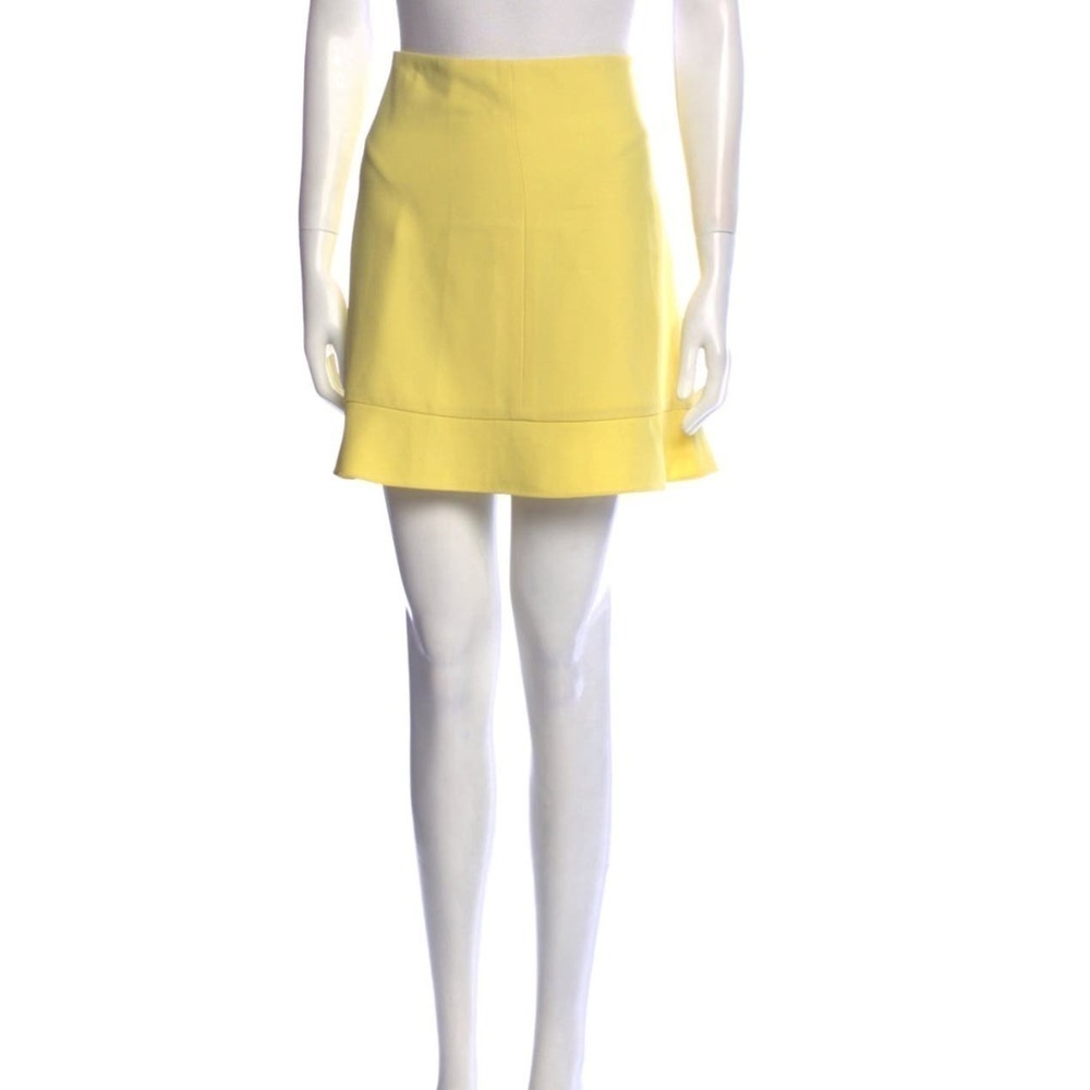 CHLOÉ Yellow Mini Skirt Size FR 34 US 2